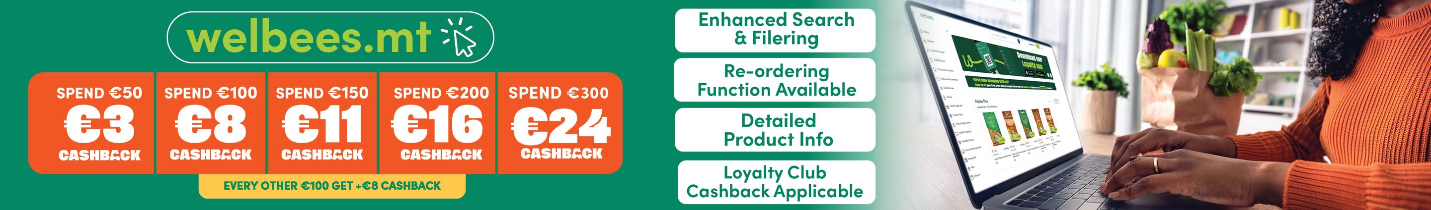 Shop Online - Cashback